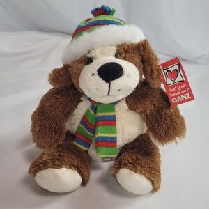 Ganz Winter Pooch Dog Puppy Stuffed Animal Plush Toy 12"